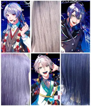 ミディアム カラー GARU-ガル-所属・TSUNO🦖 派手髪/オタク美容師のヘアスタイル