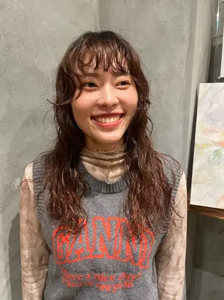 ロング LEAPS adore都島店所属・みゆう 都島/透明感のヘアスタイル