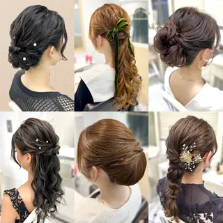 ヘアアレンジ 似合わせヘアメイク 💐オダギリチアキのヘアスタイル