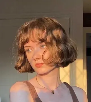 ショート パーマ ショートヘア 浅倉一馬のヘアスタイル