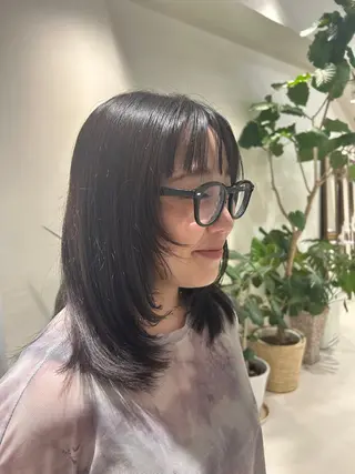 セミロング ハイトーン/アレンジ /🎀YUINA🎀のヘアスタイル