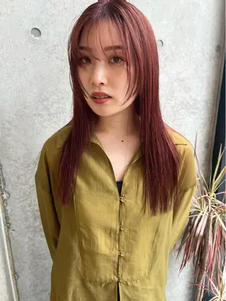 セミロング カラー 似合わせ特化/レイヤ ーカット/mikuのヘアスタイル