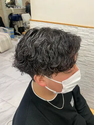 パーマ メンズ 🌴パーマオタク🌴 長谷川 諒佑🌈のヘアスタイル