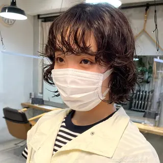 ミディアム パーマ お洒落パーマ/ボブ ❄️Tomoka❄️のヘアスタイル