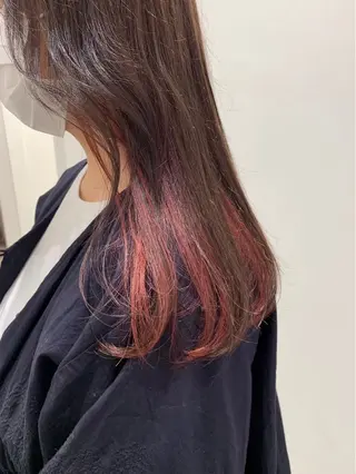 カラー レイヤーカット🐺 hina🩶のヘアスタイル