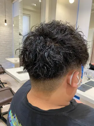 ショート メンズ 恵谷 洸のヘアスタイル