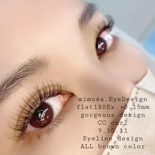 マツエク・マツパ mimośa. EyeDesignのマツエク・マツパデザイン