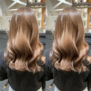 ロング カラー 細沼 葵のヘアスタイル