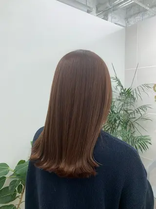 セミロング カラー 本格ヘッドスパ🌿 ×ヘア 佐藤のヘアスタイル