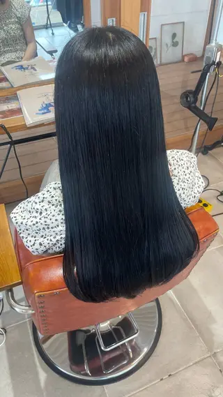 ロング カラー 竹広綾乃/ 艶カラーのヘアスタイル