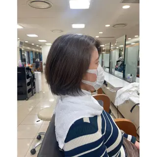 ミディアム パーマ ラカリテ所属・渋谷 りなのヘアスタイル