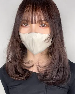 セミロング 剣持友希/ifh iizuka/高崎のヘアスタイル