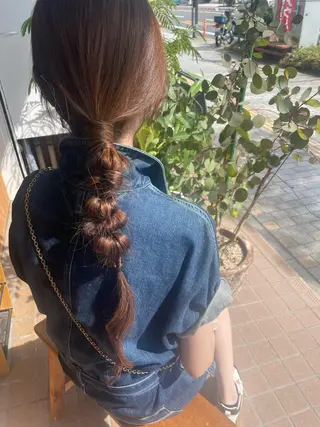 ロング ヘアアレンジ Era Hatsuneのヘアスタイル