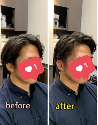 ショート パーマ メンズ LAVIE NEW STANDARD BARBER 秋葉原/神田店所属・LAVIE 秋葉原店のヘアスタイル