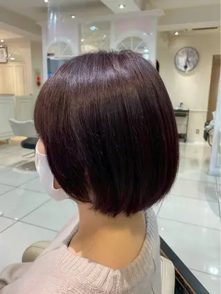 ショート カラー 髪質改善🥂✨ Mioのヘアスタイル