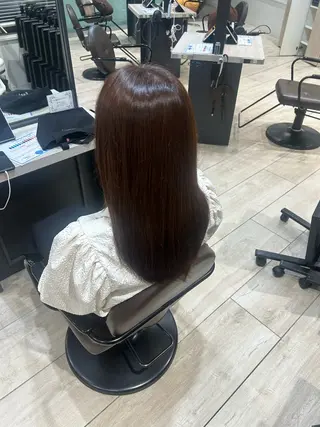 セミロング カラー 銀座/ケアカラー KOKIのヘアスタイル
