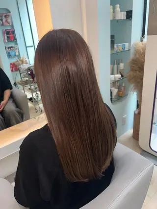ミディアム カラー 艶髪美容師堀井 凌平のヘアスタイル