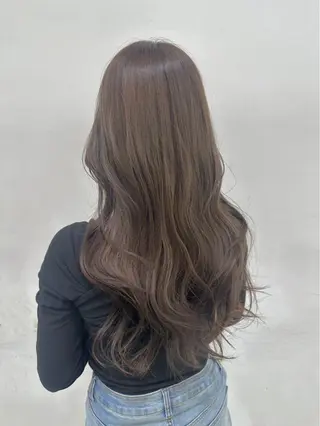 ロング カラー 再現性の高いパーマ 🌀ふうき🌀のヘアスタイル