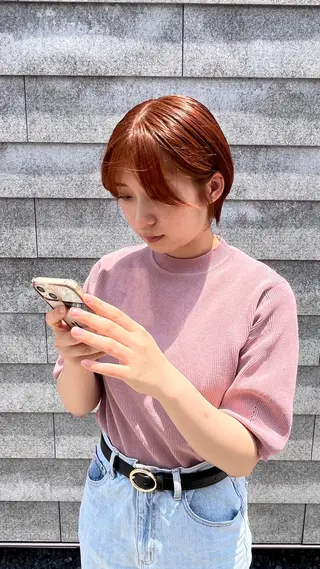 ショート ワタナベ ヒナタのヘアスタイル