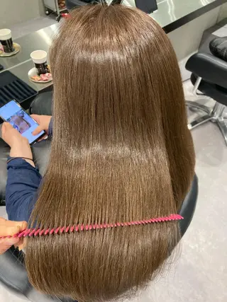 セミロング カラー 豊中/メンズ特化 岡田 龍之介のヘアスタイル