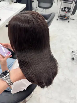 セミロング カラー 💖透明感カラー＆暗 髪専門💖Akariのヘアスタイル