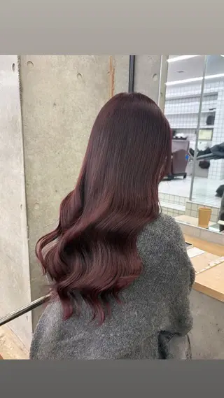 ロング カラー ヘアアレンジ 🎀暖色カラー🎀 ♡yurika♡のヘアスタイル