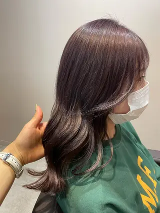 セミロング カラー 💐パーソナルカラー /市橋加菜💐のヘアスタイル