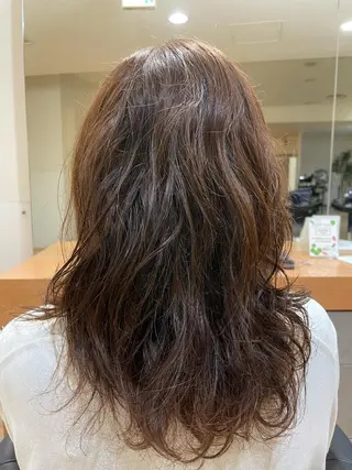 セミロング パーマ mod'shair船橋所属・ムロオカ ヨシキのヘアスタイル