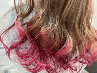 ロング カラー ヘアアレンジ 新宿color🐝 AYAKA🌈💖のヘアスタイル