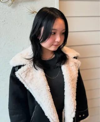 ミディアム 枝元 駿のヘアスタイル