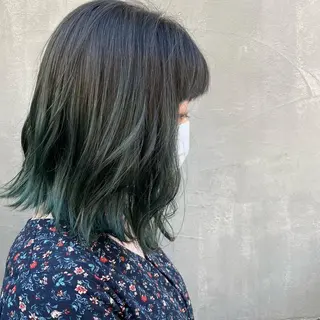 ミディアム カラー 20代、30代からの おしゃれ🍃笹岡航太のヘアスタイル