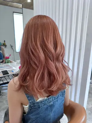 セミロング カラー 椎木 琉聖のヘアスタイル