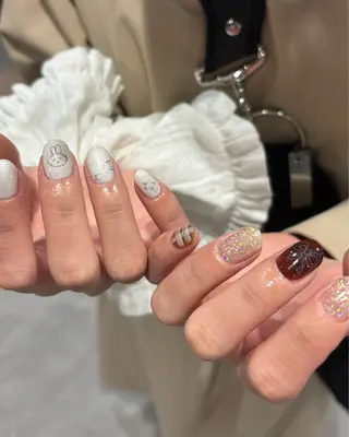 ネイル kurumi 🧸のネイルデザイン