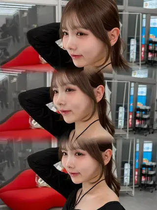 ロング カラー 垢抜けトレンド レイヤー🩵廣戸楓のヘアスタイル