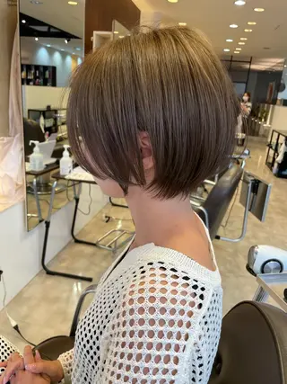 ショート 韓国レイヤー🇰🇷 ReLien西大寺店のヘアスタイル