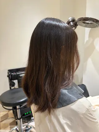 セミロング 七星 俊介のヘアスタイル
