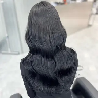 ロング カラー 透けるやわらか艶髪♡ ナチュラルストレートのヘアスタイル