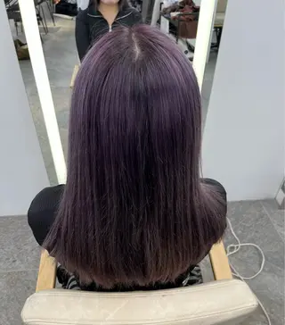 カラー 縮毛モデル✨🦋 TOMOKO🦋✨のヘアスタイル