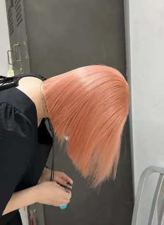 ミディアム カラー 🌈カラーとエクステ 🌟エクステのヘアスタイル