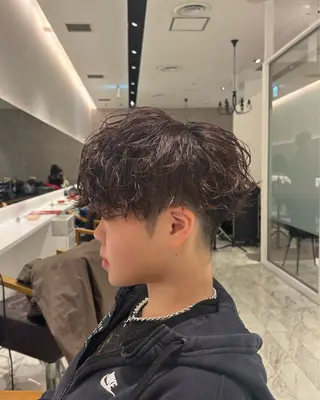 パーマ 常原 悠希のヘアスタイル