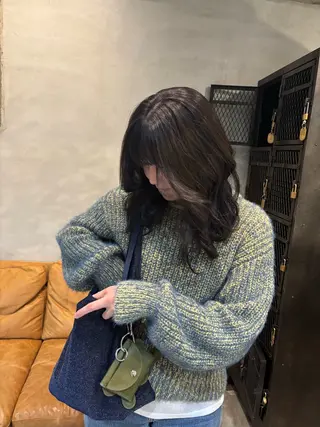 ミディアム カラー 名古屋レイヤーカット /なつみのヘアスタイル