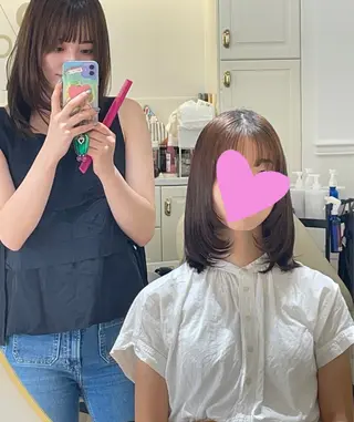 ミディアム nico. Julieのヘアスタイル