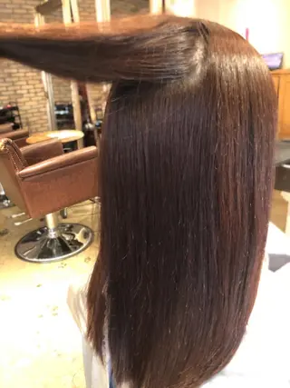 ミディアム 韓国風カット/ 髪質改善 黒崎のヘアスタイル