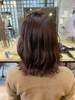 ミディアム 大橋 美咲のヘアスタイル