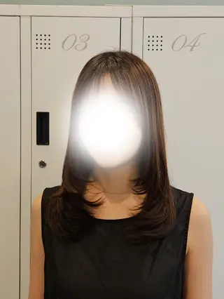 ミディアム ミク🇰🇷 /Agu hairのヘアスタイル