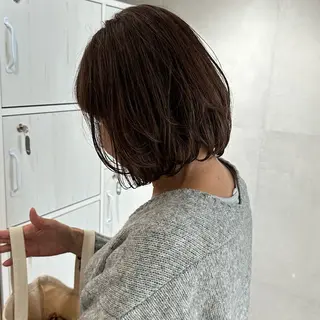 ミディアム カラー 髪質改善 イオリのヘアスタイル