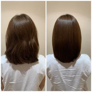 ミディアム ケアリスト 秋元のヘアスタイル