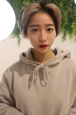 ショート カラー LucksiMie 銀座店所属・【韓国 レイヤー 髪質改善✨】かずのヘアスタイル