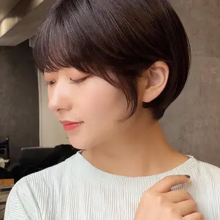 ショート カラー 女性が憧れる ショート/角田愛和のヘアスタイル