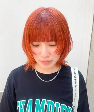 ミディアム カラー hemm,hemm.所属・似合わせヘア 💐たかさきかなこのヘアスタイル